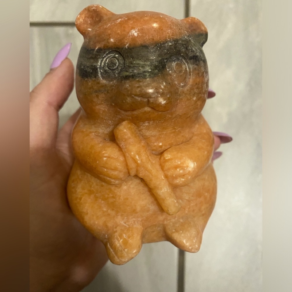 Calcite crystal panda